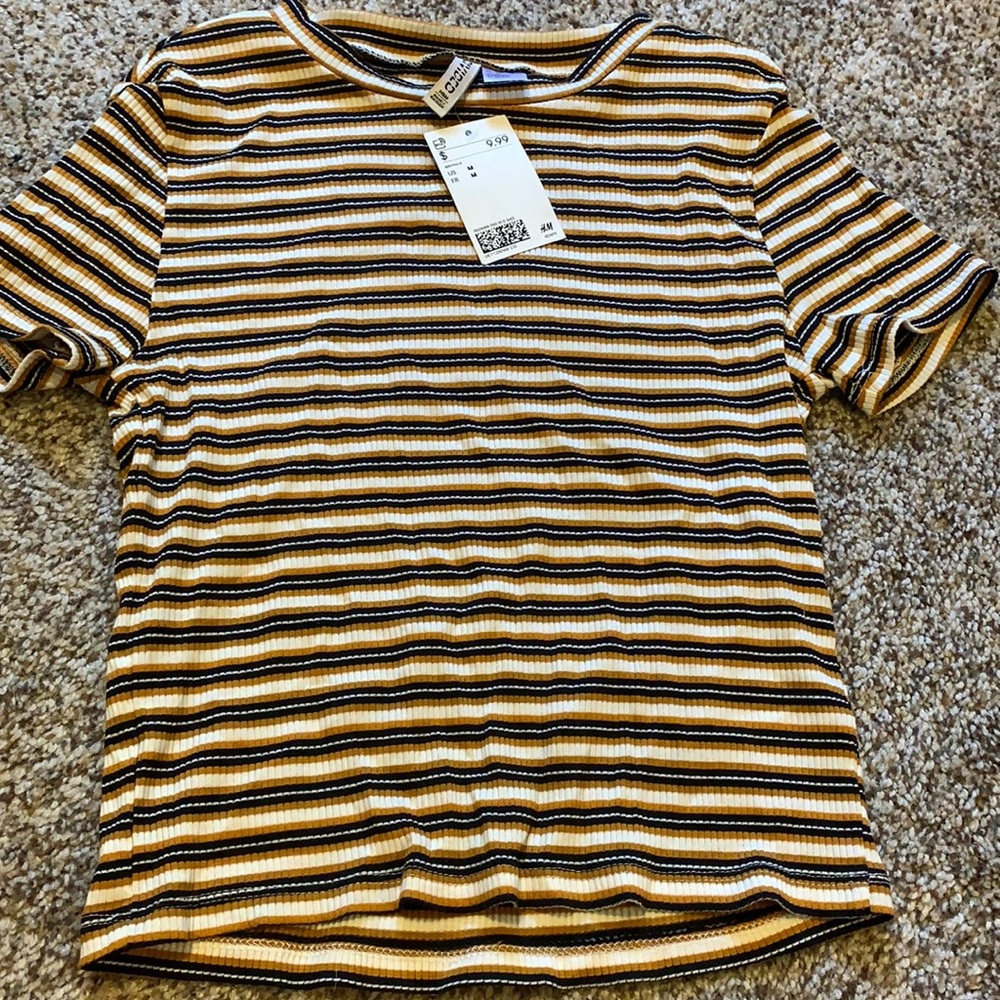 ribbed short sleeve brand new